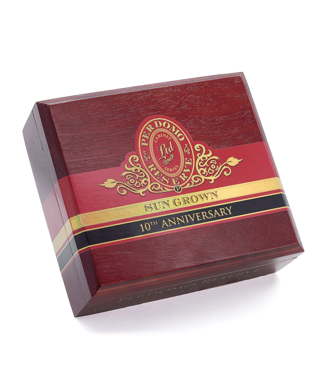 Perdomo Reserve 10Th Anniversary Sun Grown Epicure Cigar Box View 3 from AuCigars, premium Cuban cigar