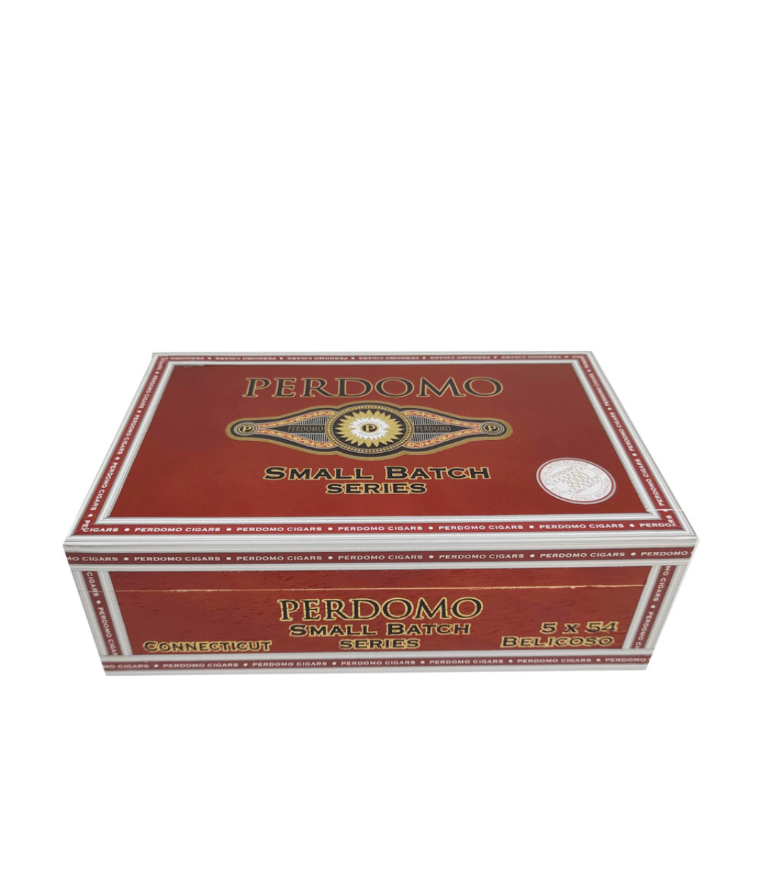 Perdomo Small Batch Series Connecticut Belicoso Cigar Box View 2 from AuCigars, premium Cuban cigar