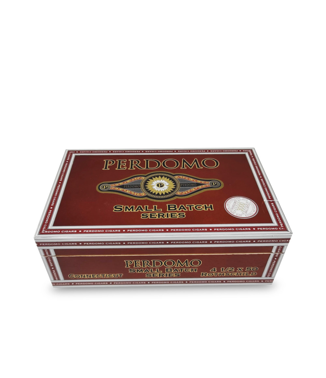 Perdomo Small Batch Series Connecticut Rothschild Cigar Box View 2 from AuCigars, premium Cuban cigar