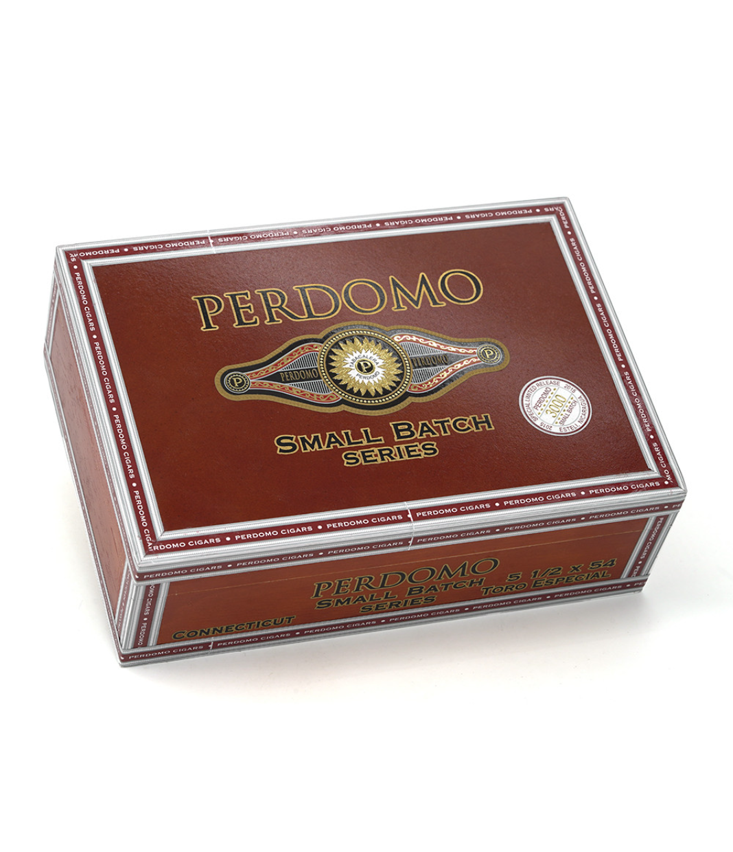 Perdomo Small Batch Series Connecticut Toro Especial Cigar Box View 3 from AuCigars, premium Cuban cigar