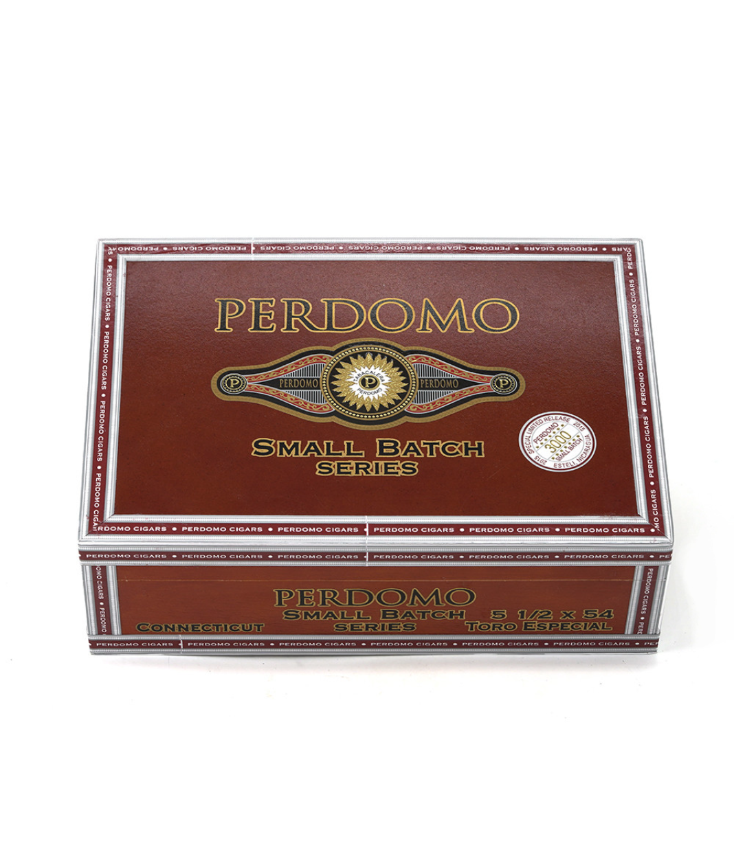 Perdomo Small Batch Series Connecticut Toro Especial Cigar Box View 4 from AuCigars, premium Cuban cigar