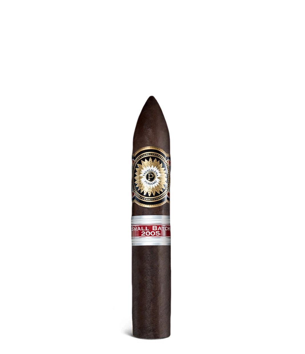 Perdomo Small Batch Series Maduro Belicoso Cigar close-up from AuCigars, premium Cuban cigar