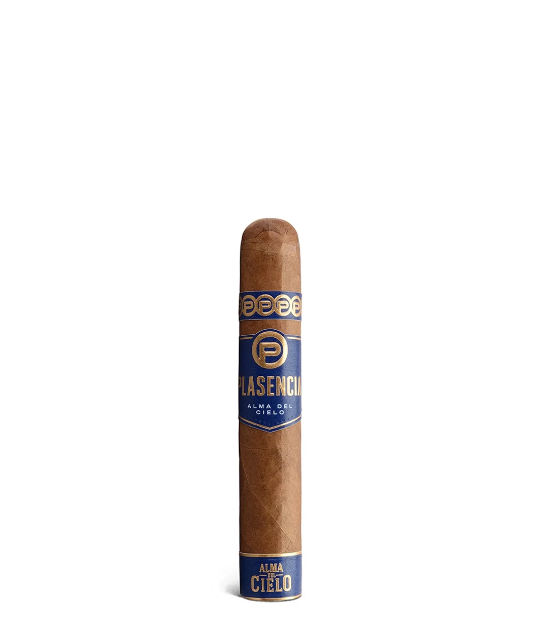 Plasencia Alma Del Cielo Celeste Robusto Cigar close-up from AuCigars, premium Cuban cigar