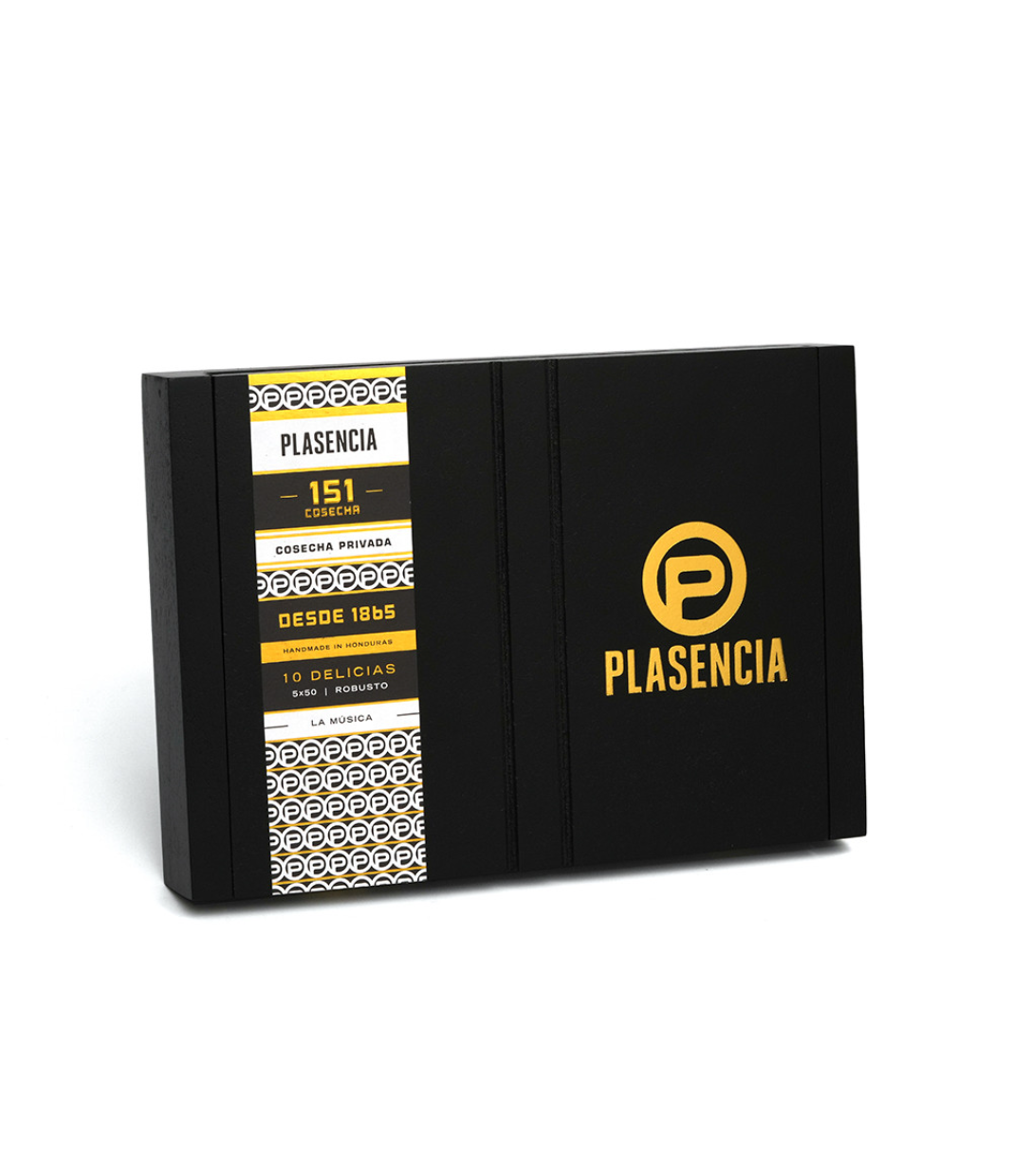 Plasencia Cosecha 151 La Musica Robusto Cigar Box View 2 from AuCigars, premium Cuban cigar
