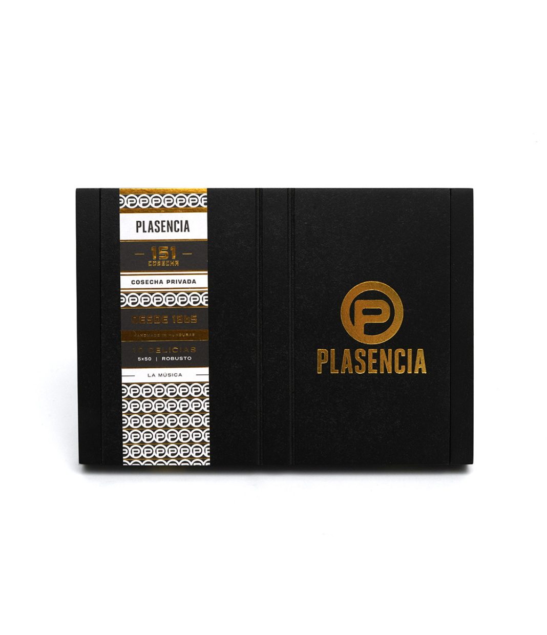 Plasencia Cosecha 151 La Musica Robusto Cigar Box View 4 from AuCigars, premium Cuban cigar
