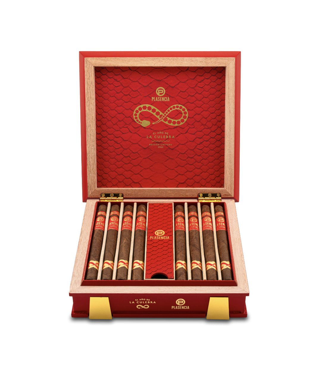 Plasencia Year of the Snake 2025 Cigar Box View 3 from AuCigars, premium Cuban cigar