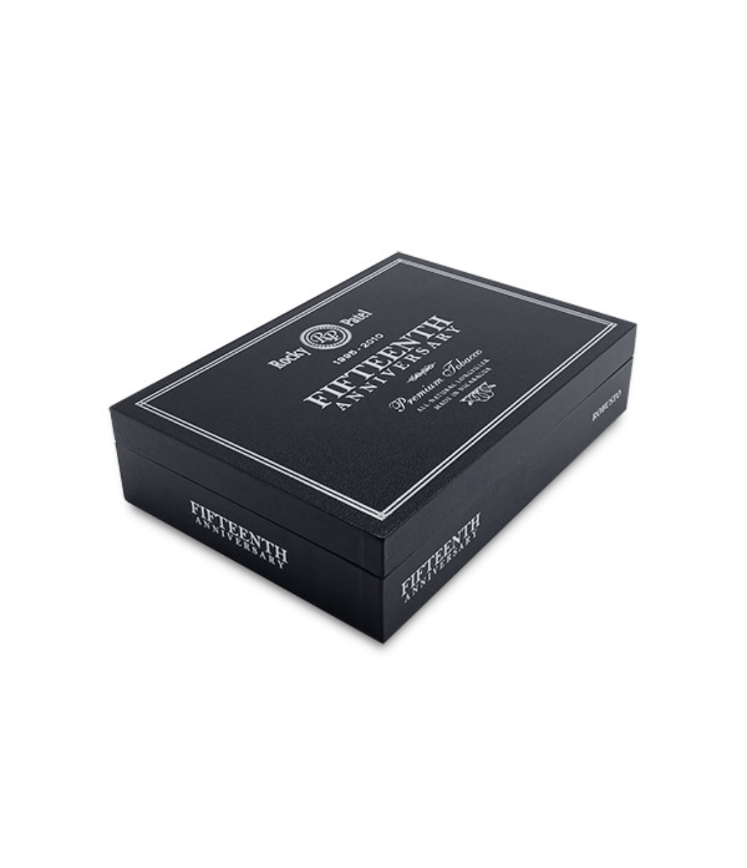 Rocky Patel 15th Anniversary Robusto Cigar Box View 3 from AuCigars, premium Cuban cigar