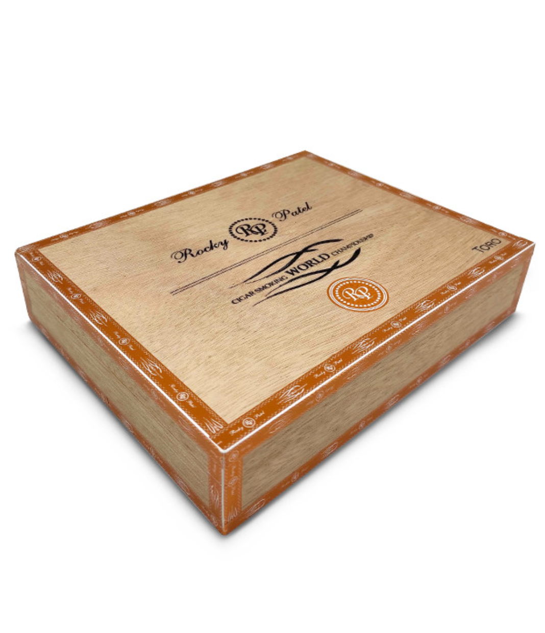 Rocky Patel Cigar Smoking World Championship Toro Cigar Box View 2 from AuCigars, premium Cuban cigar