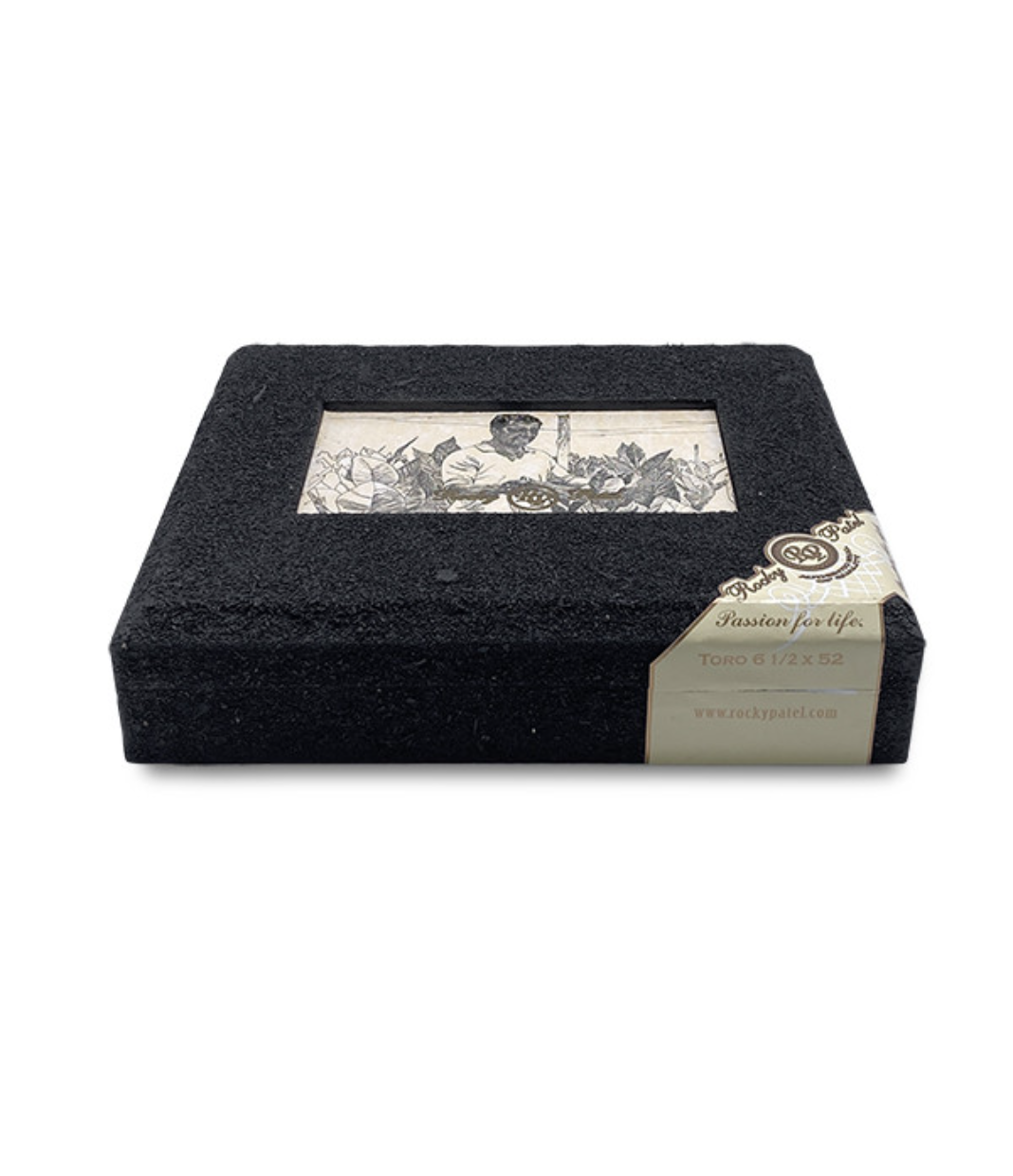 Rocky Patel Decade Toro Cigar Box View 2 from AuCigars, premium Cuban cigar