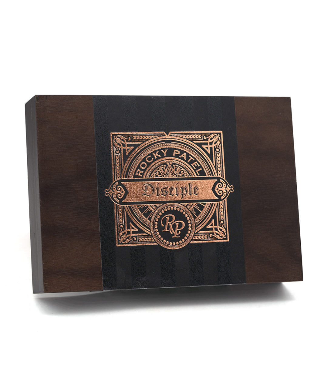 Rocky Patel Disciple Robusto Cigar Box View 3 from AuCigars, premium Cuban cigar