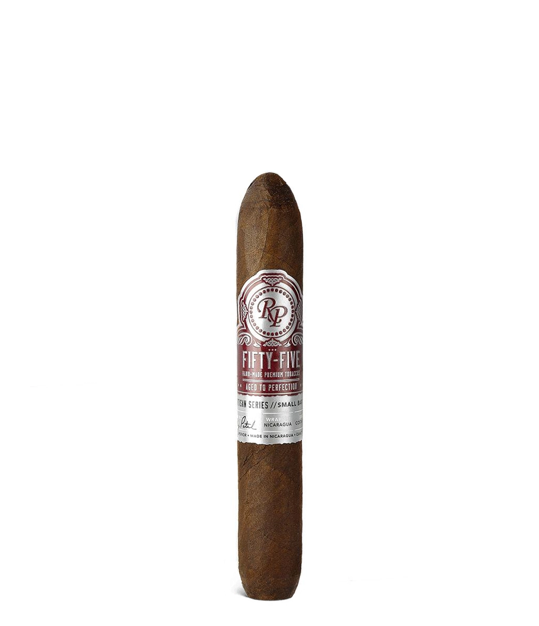 Rocky Patel Fifty-Five 55 Robusto  Cigar close-up from AuCigars, premium Cuban cigar