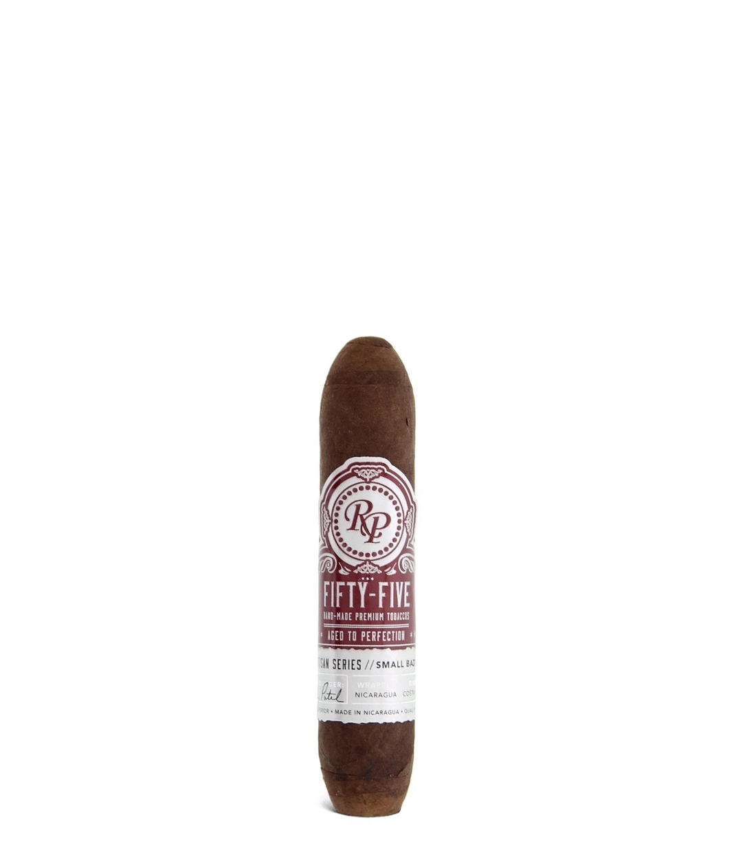 Rocky Patel Fifty-Five Corona Cigar close-up from AuCigars, premium Cuban cigar