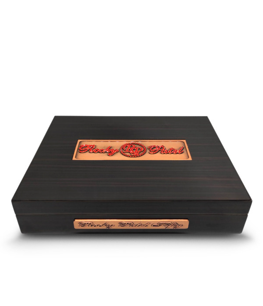 Rocky Patel Fifty Toro 10's BOX Cigar Box View 2 from AuCigars, premium Cuban cigar
