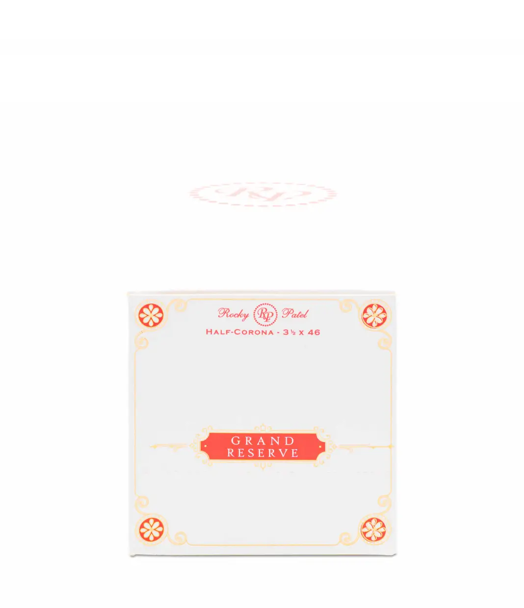 Rocky Patel Grand Reserve Half Coronas Cigar Box View 3 from AuCigars, premium Cuban cigar