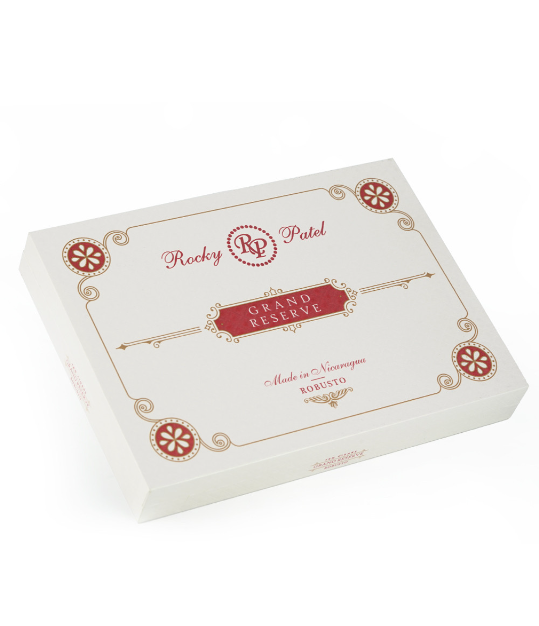 Rocky Patel Grand Reserve Robusto Cigar Box View 3 from AuCigars, premium Cuban cigar