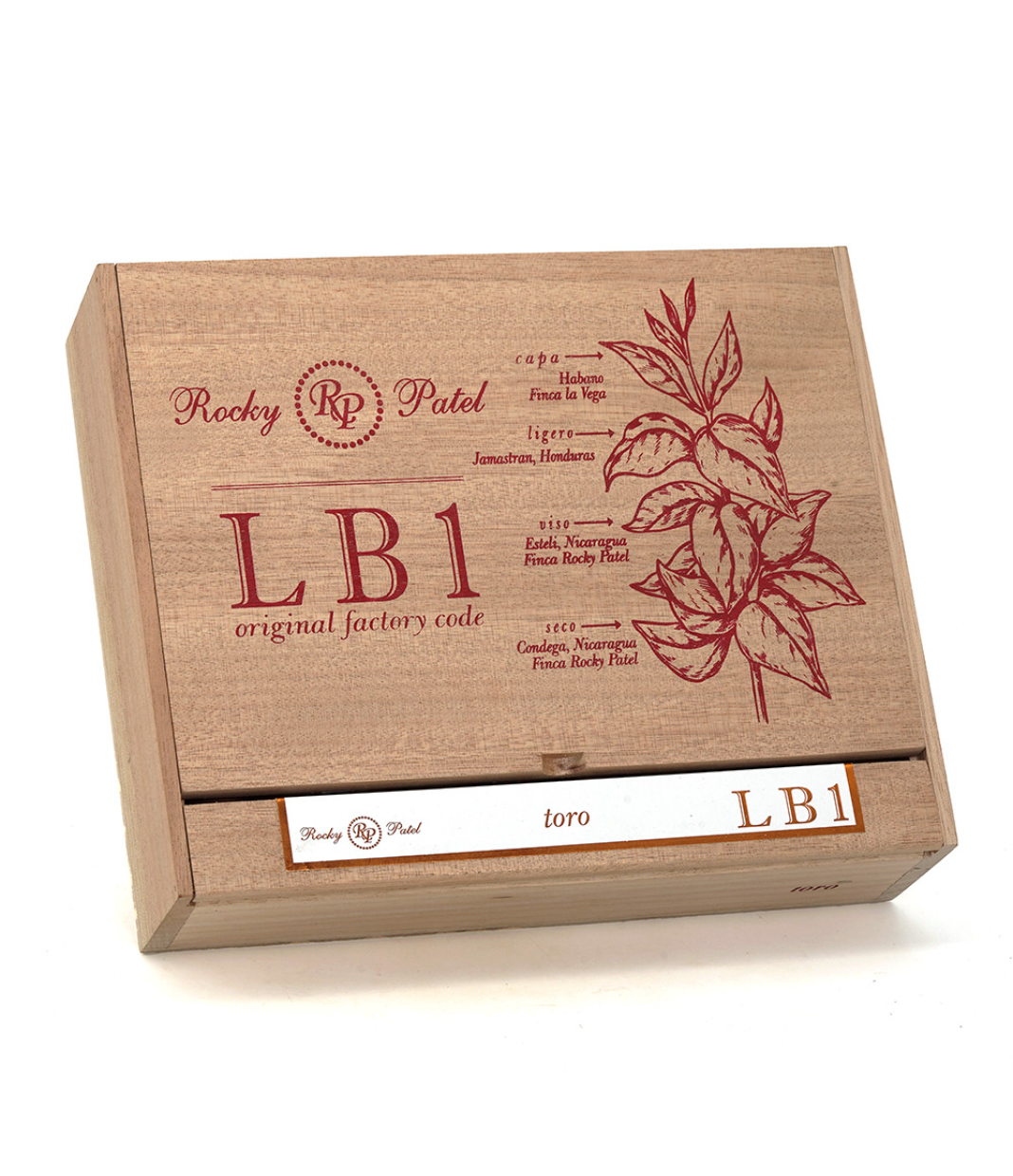 Rocky Patel LB1 Toro Cigar Box View 3 from AuCigars, premium Cuban cigar