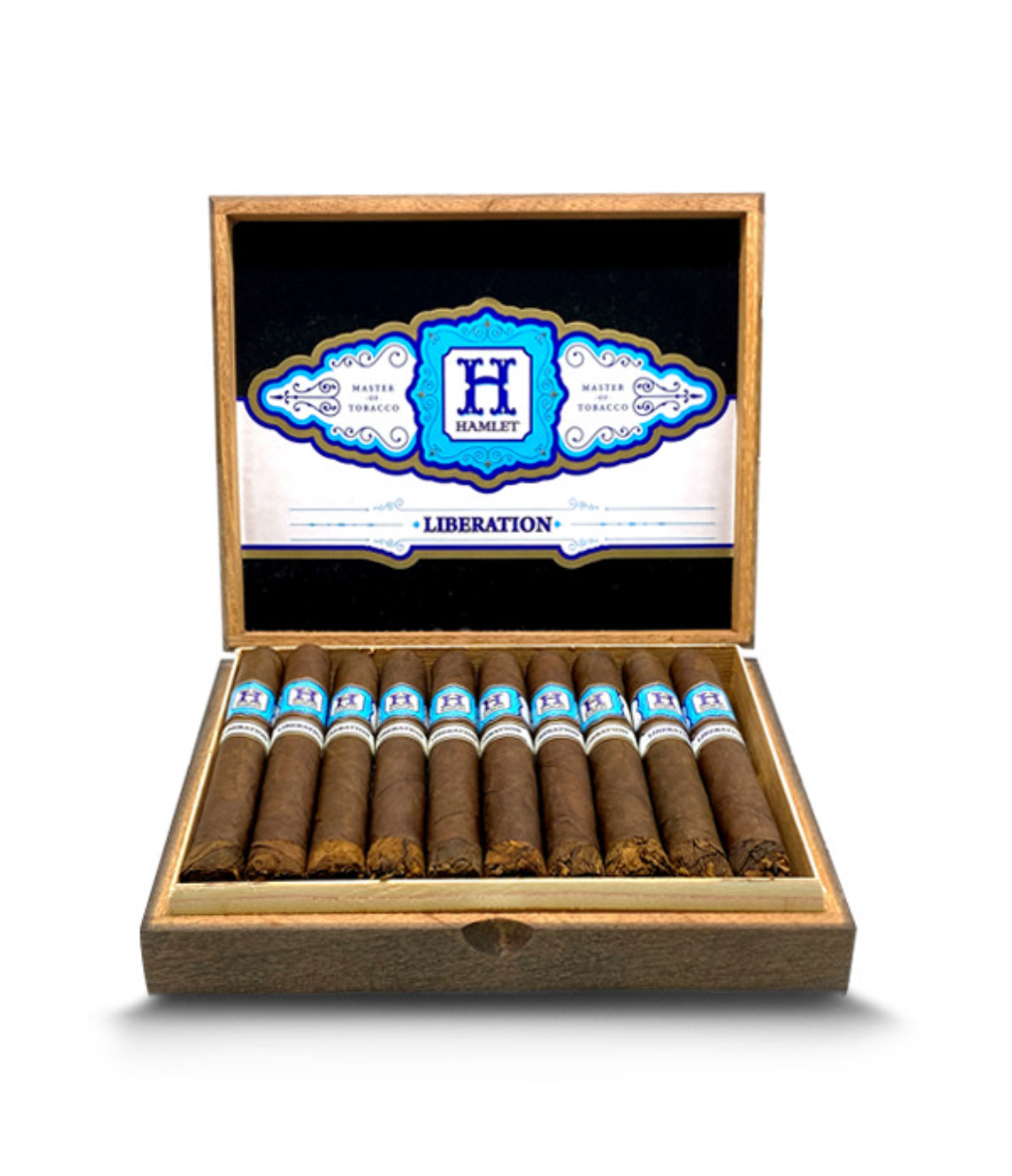 Rocky Patel Liberation By Hamlet Paredes Corona Gorda Cigar Box of 20 close-up from AuCigars, premium Cuban cigar