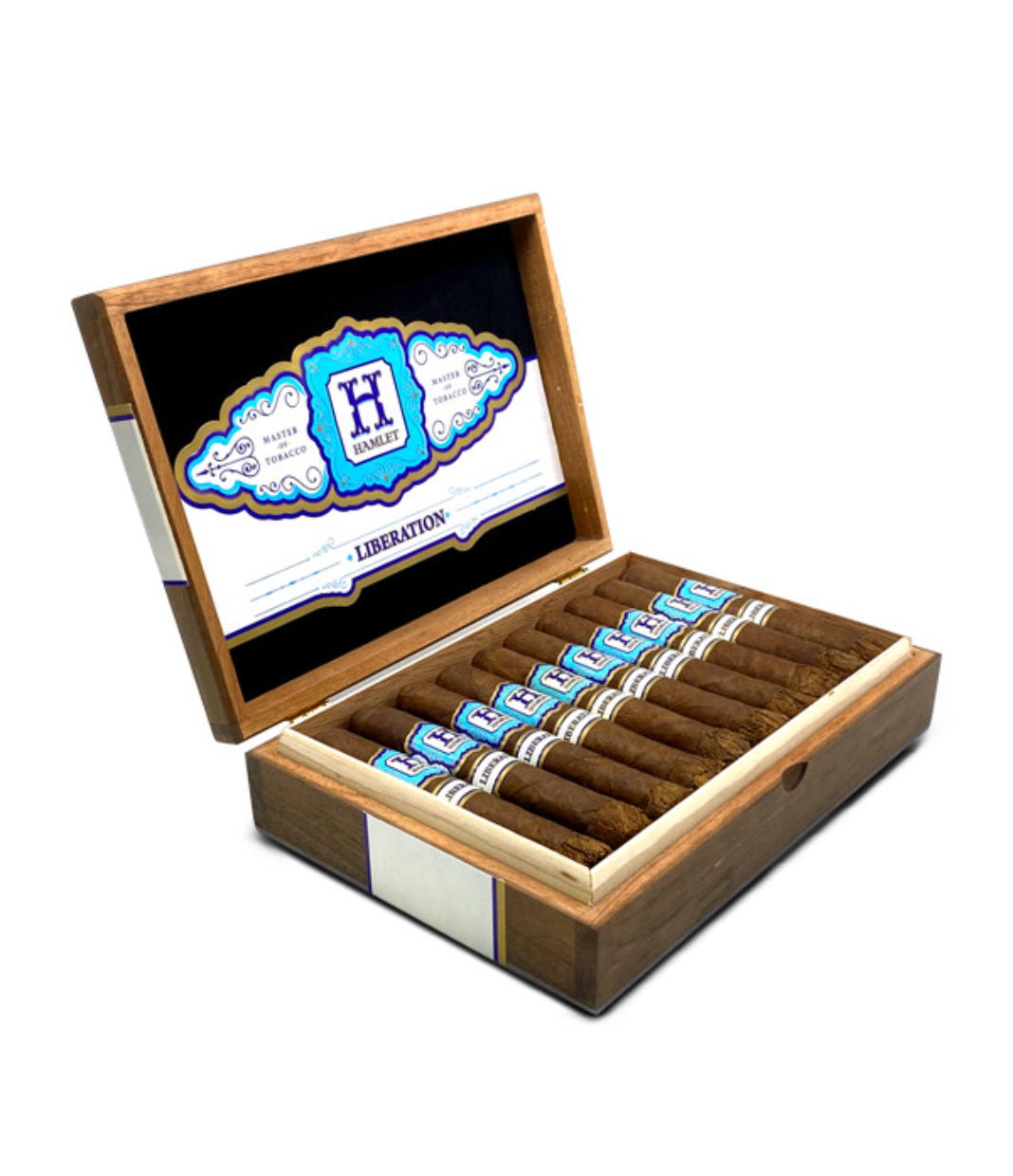 Rocky Patel Liberation By Hamlet Paredes Robusto Cigar Box of 20 close-up from AuCigars, premium Cuban cigar
