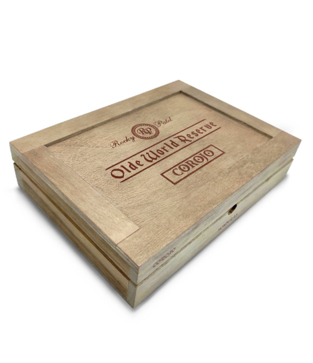 Rocky Patel Olde World Reserve Corojo Robusto Cigar Box View 2 from AuCigars, premium Cuban cigar
