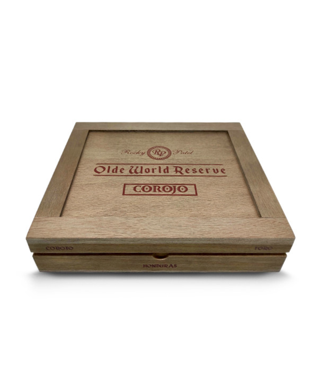 Rocky Patel Olde World Reserve Corojo Toro Cigar Box View 2 from AuCigars, premium Cuban cigar