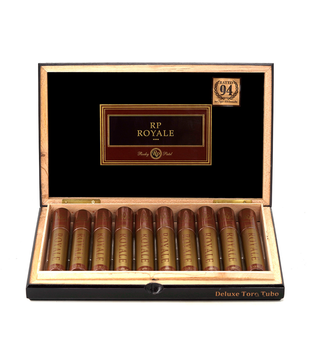 Rocky Patel Royale Toro Tubo Cigar Box View 2 from AuCigars, premium Cuban cigar