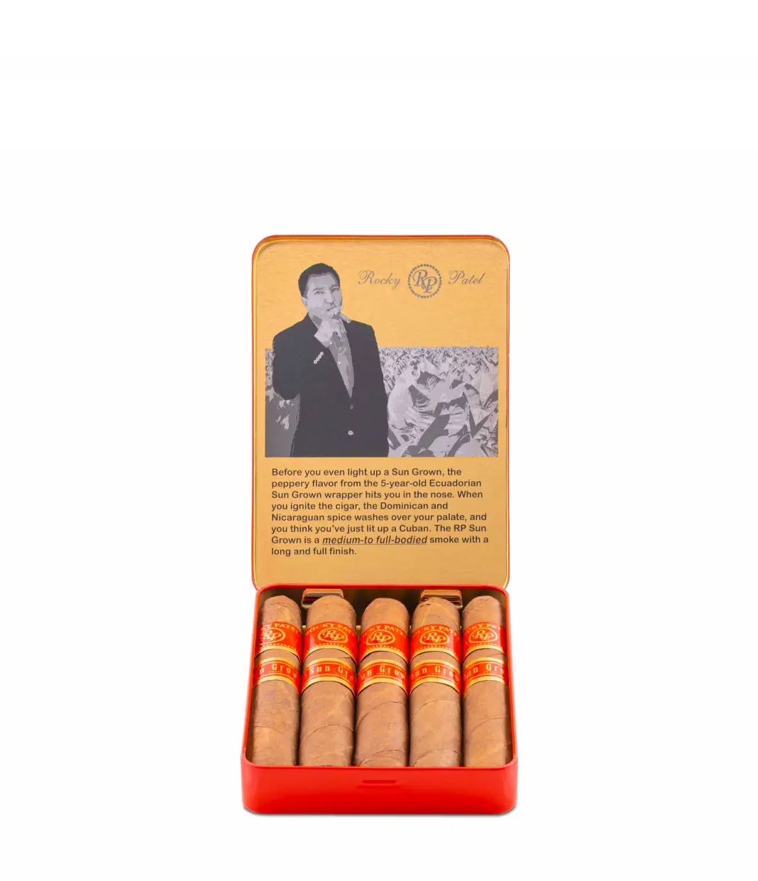 Rocky Patel Sungrown Juniors Cigar Box View 4 from AuCigars, premium Cuban cigar