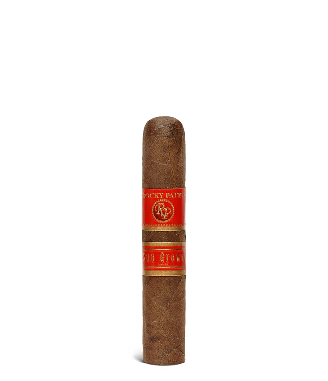 Rocky Patel Sun Grown Petite Belicoso Cigar close-up from AuCigars, premium Cuban cigar