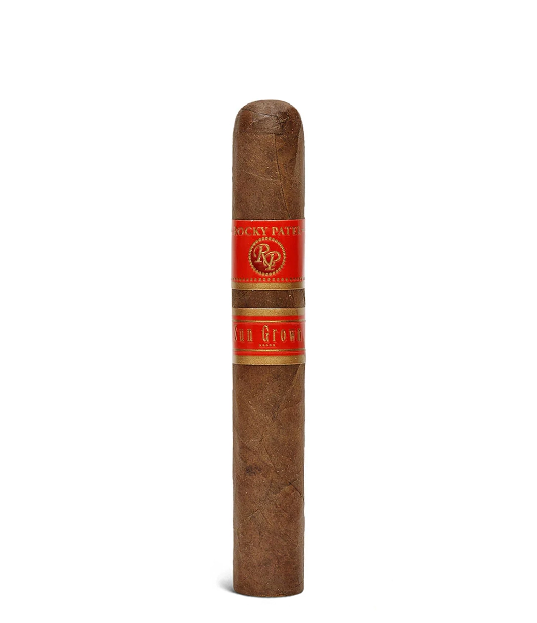 Rocky Patel Sun Grown Short Robusto Cigar close-up from AuCigars, premium Cuban cigar