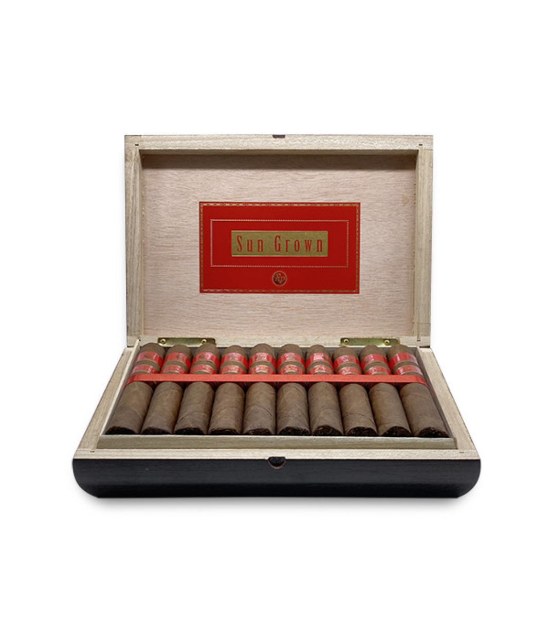 Rocky Patel Sun Grown Sixty Cigar Box of 20 close-up from AuCigars, premium Cuban cigar
