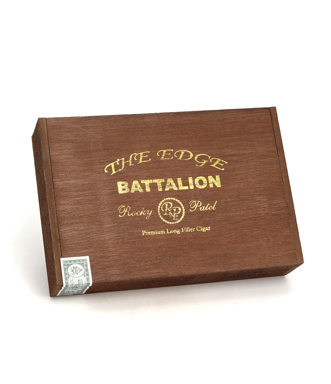Rocky Patel The Edge Battalion Corojo Cigar Box View 3 from AuCigars, premium Cuban cigar