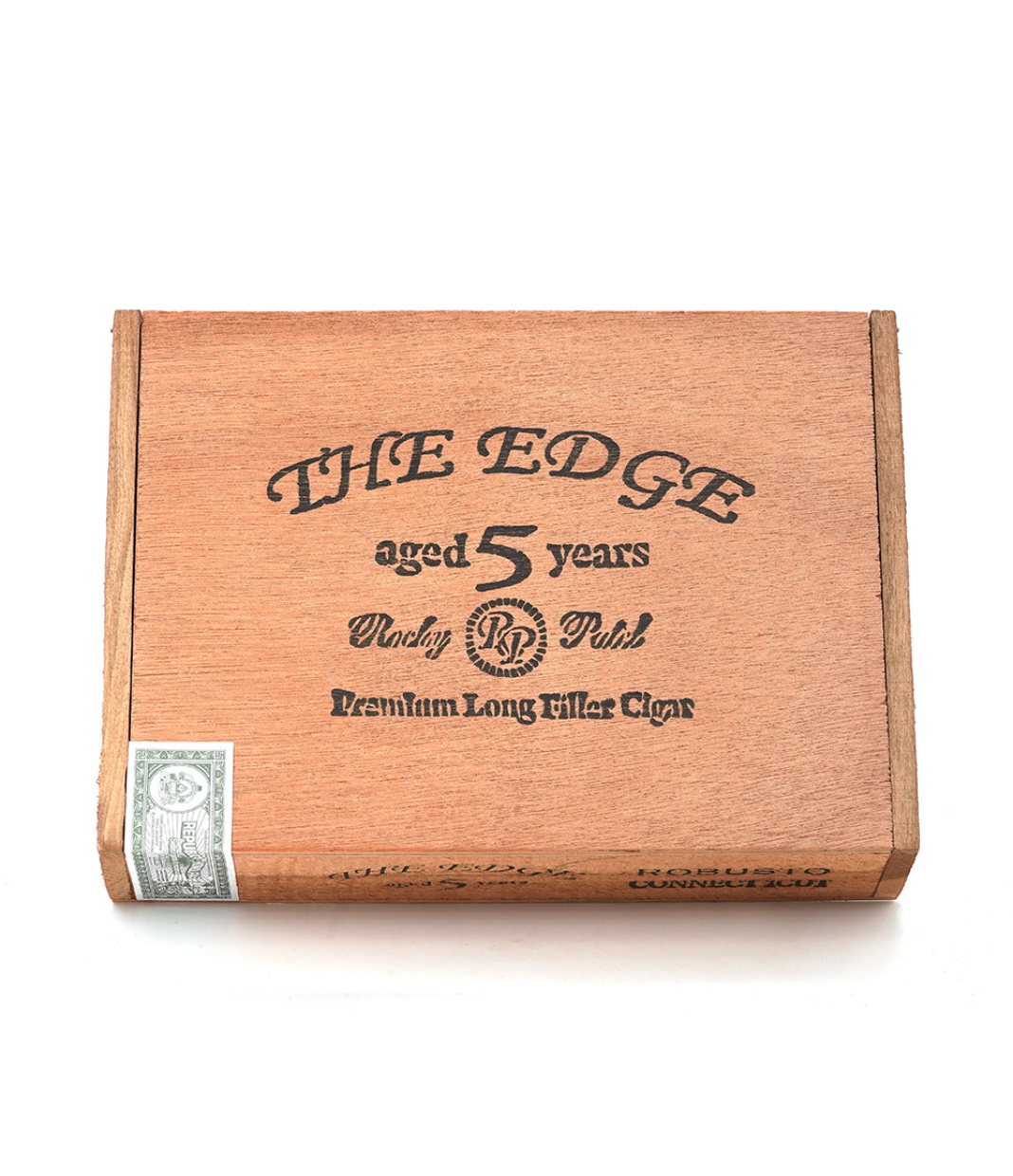 Rocky Patel The Edge Connecticut Robusto Cigar Box View 4 from AuCigars, premium Cuban cigar