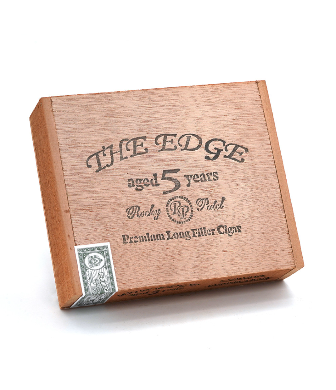Rocky Patel The Edge Connecticut Corona Cigar Box View 3 from AuCigars, premium Cuban cigar