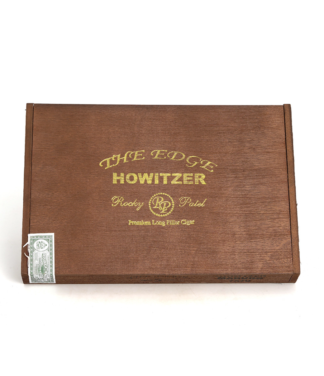 Rocky Patel The Edge Howitzer Maduro Cigar Box View 4 from AuCigars, premium Cuban cigar