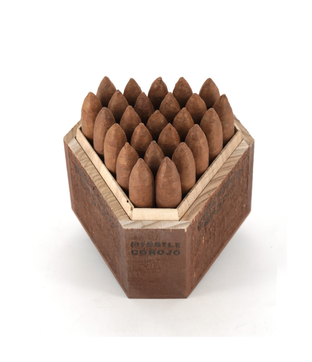 Rocky Patel The Edge Missile Corojo Cigar Box View 2 from AuCigars, premium Cuban cigar