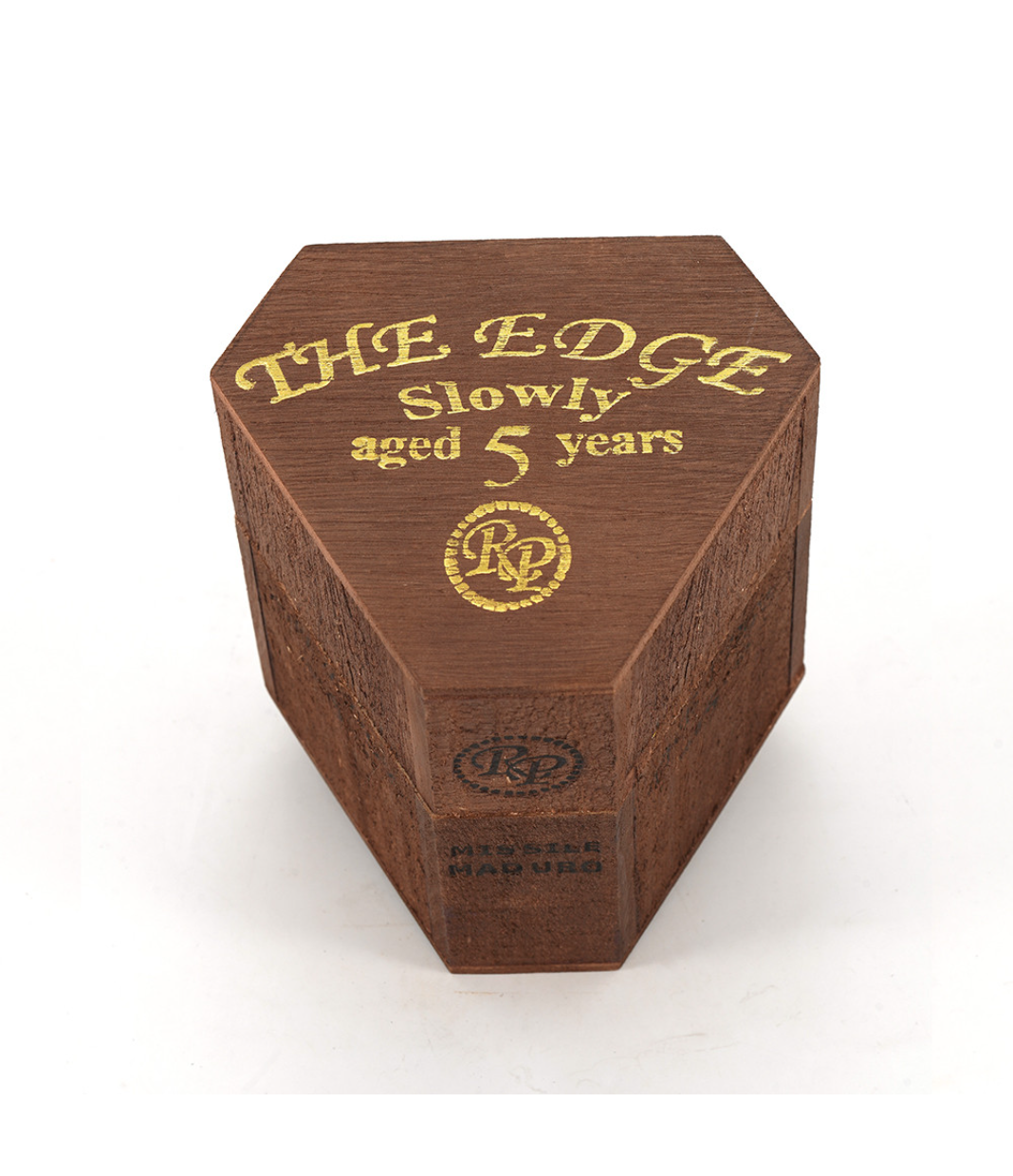 Rocky Patel The Edge Missile Maduro Cigar Box View 4 from AuCigars, premium Cuban cigar