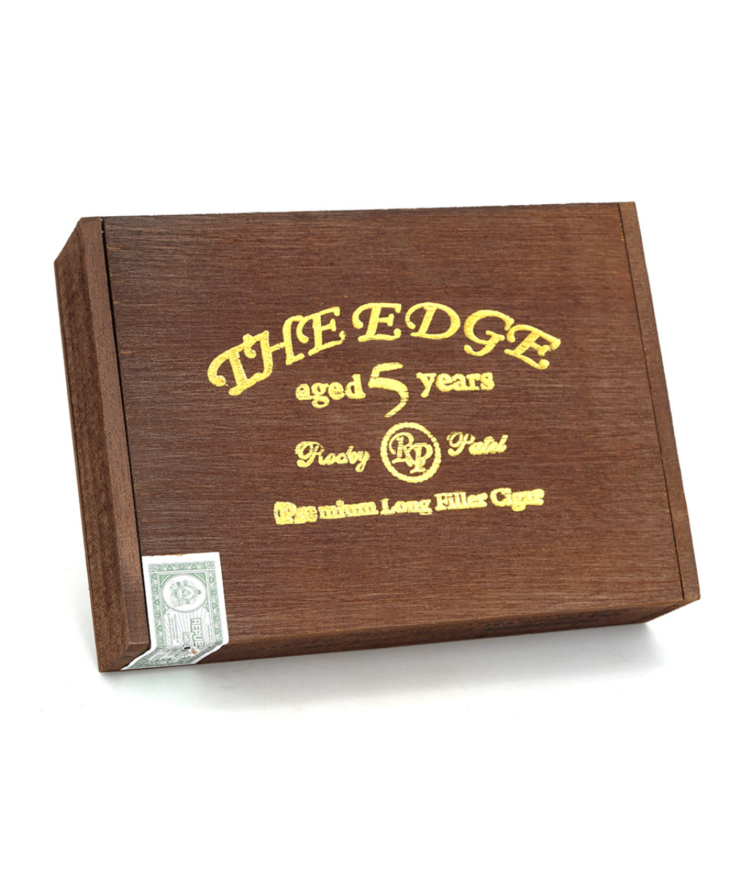 Rocky Patel The Edge Robusto Corojo Cigar Box View 3 from AuCigars, premium Cuban cigar