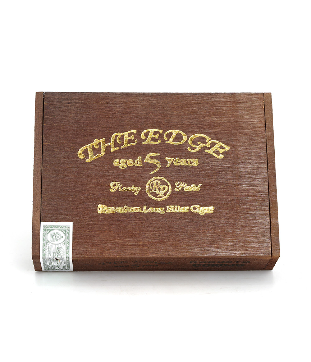 Rocky Patel The Edge Robusto Corojo Cigar Box View 4 from AuCigars, premium Cuban cigar