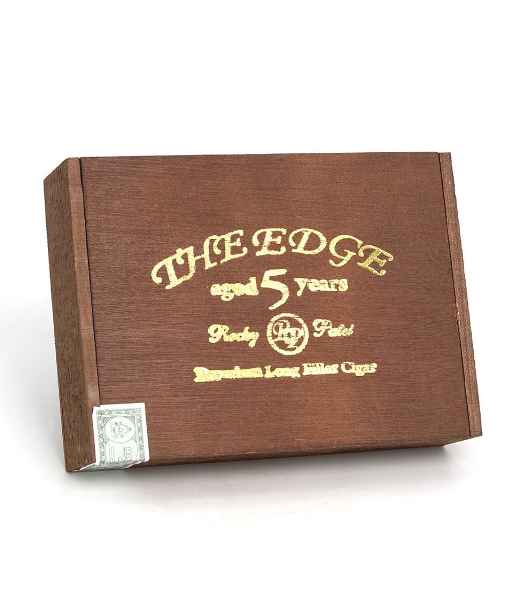 Rocky Patel The Edge Robusto Maduro Cigar Box View 3 from AuCigars, premium Cuban cigar