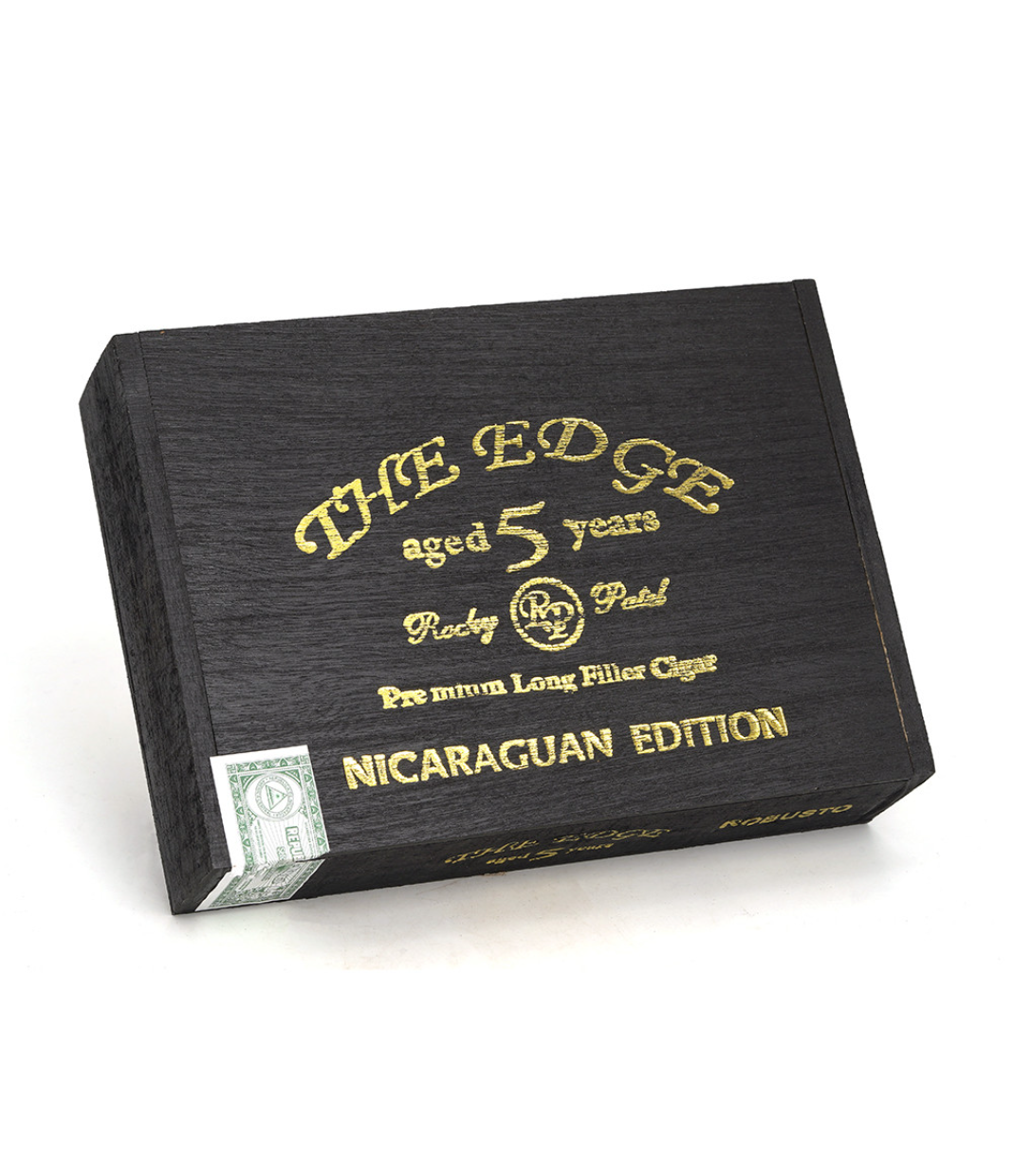 Rocky Patel The Edge Robusto Nicaragua Edition Cigar Box View 3 from AuCigars, premium Cuban cigar