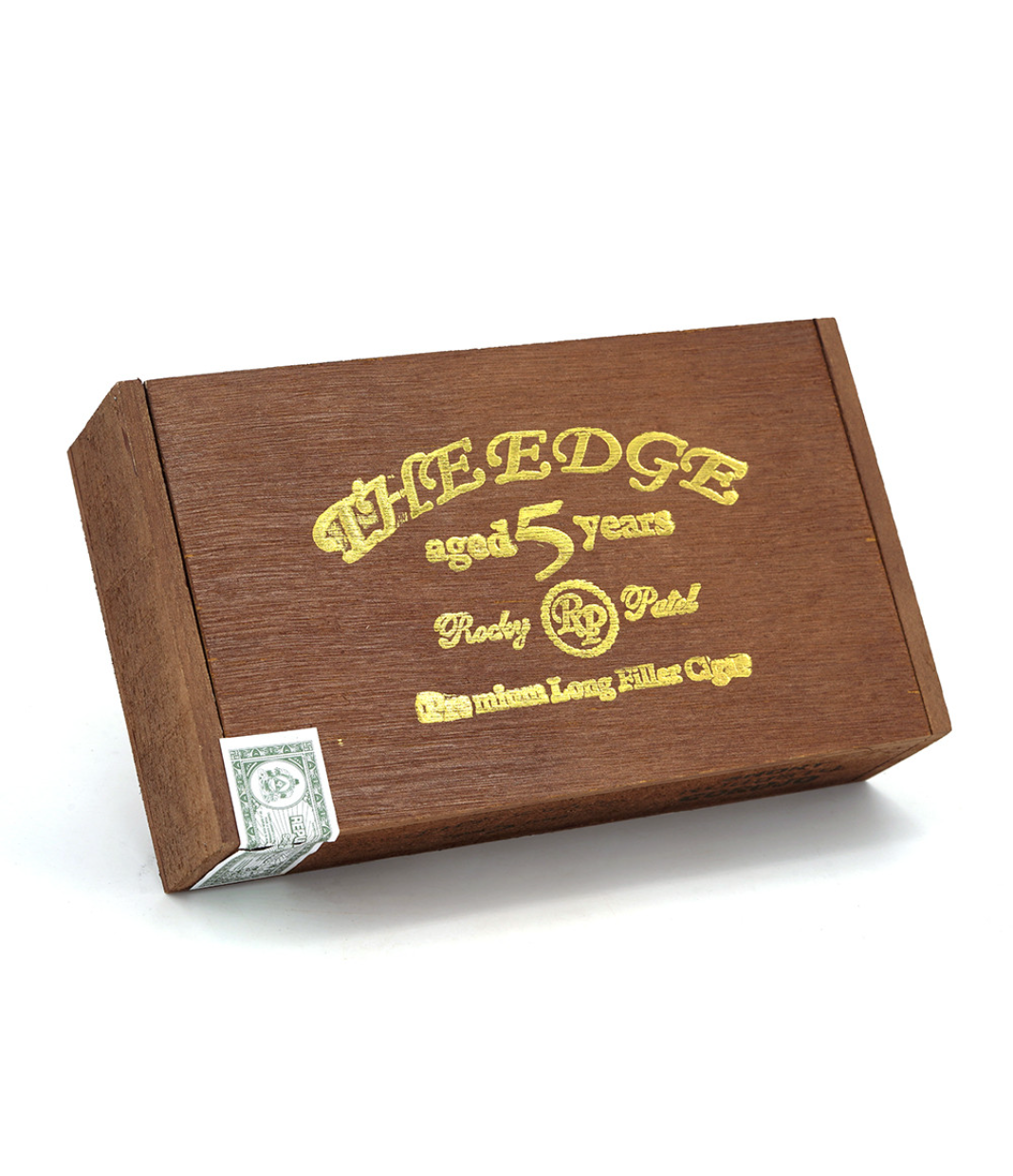 Rocky Patel The Edge Short Robusto Corojo Cigar Box View 3 from AuCigars, premium Cuban cigar