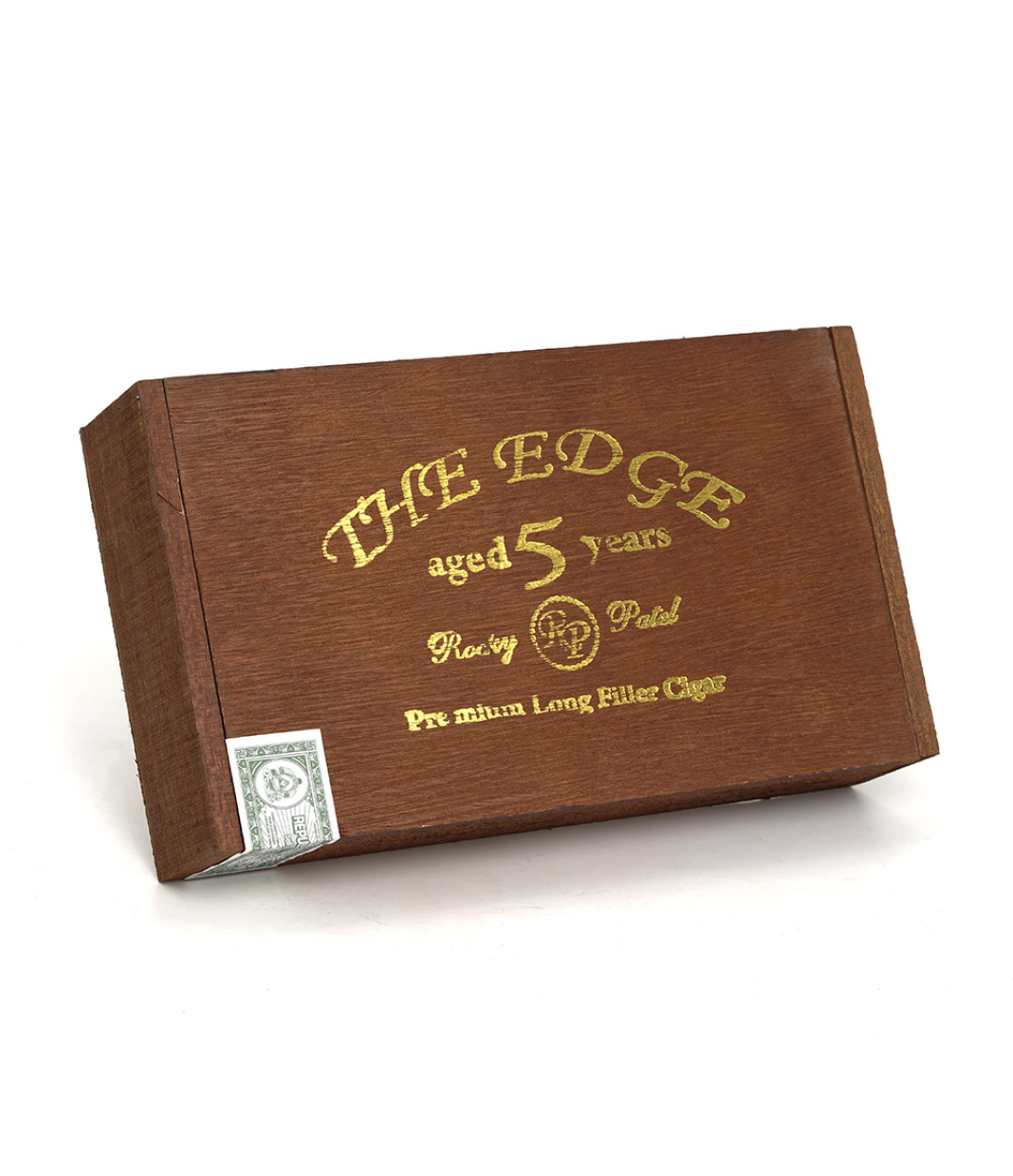 Rocky Patel The Edge Short Robusto Maduro Cigar Box View 3 from AuCigars, premium Cuban cigar