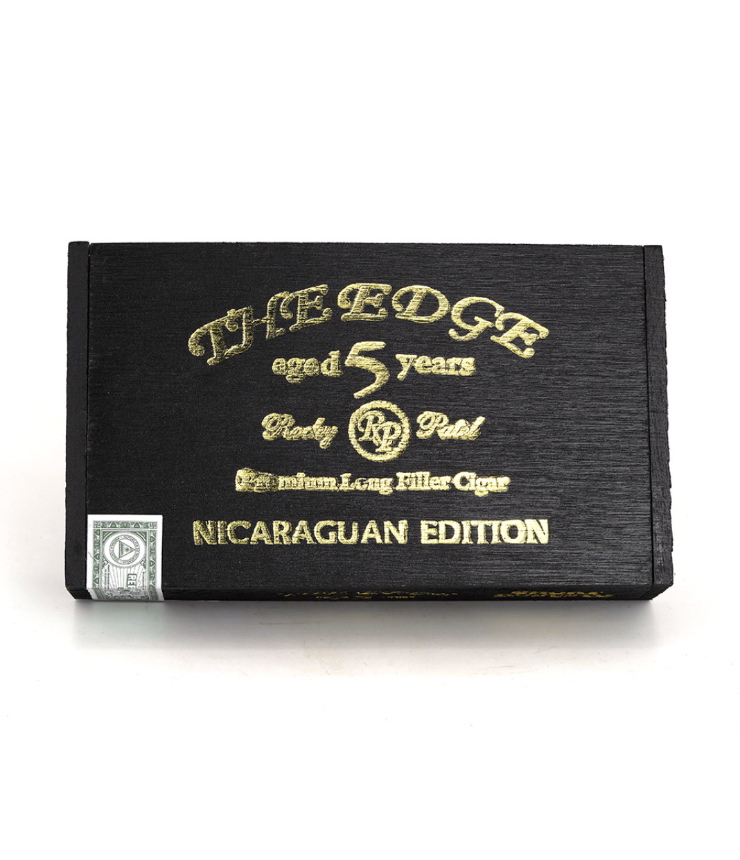 Rocky Patel The Edge Short Robusto Nicaragua Cigar Box View 4 from AuCigars, premium Cuban cigar