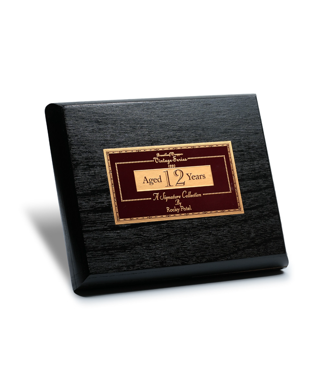 Rocky Patel Vintage 1990 Torpedo Cigar Box View 3 from AuCigars, premium Cuban cigar