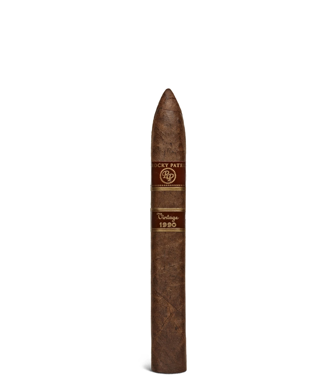 Rocky Patel Vintage 1990 Torpedo Cigar close-up from AuCigars, premium Cuban cigar