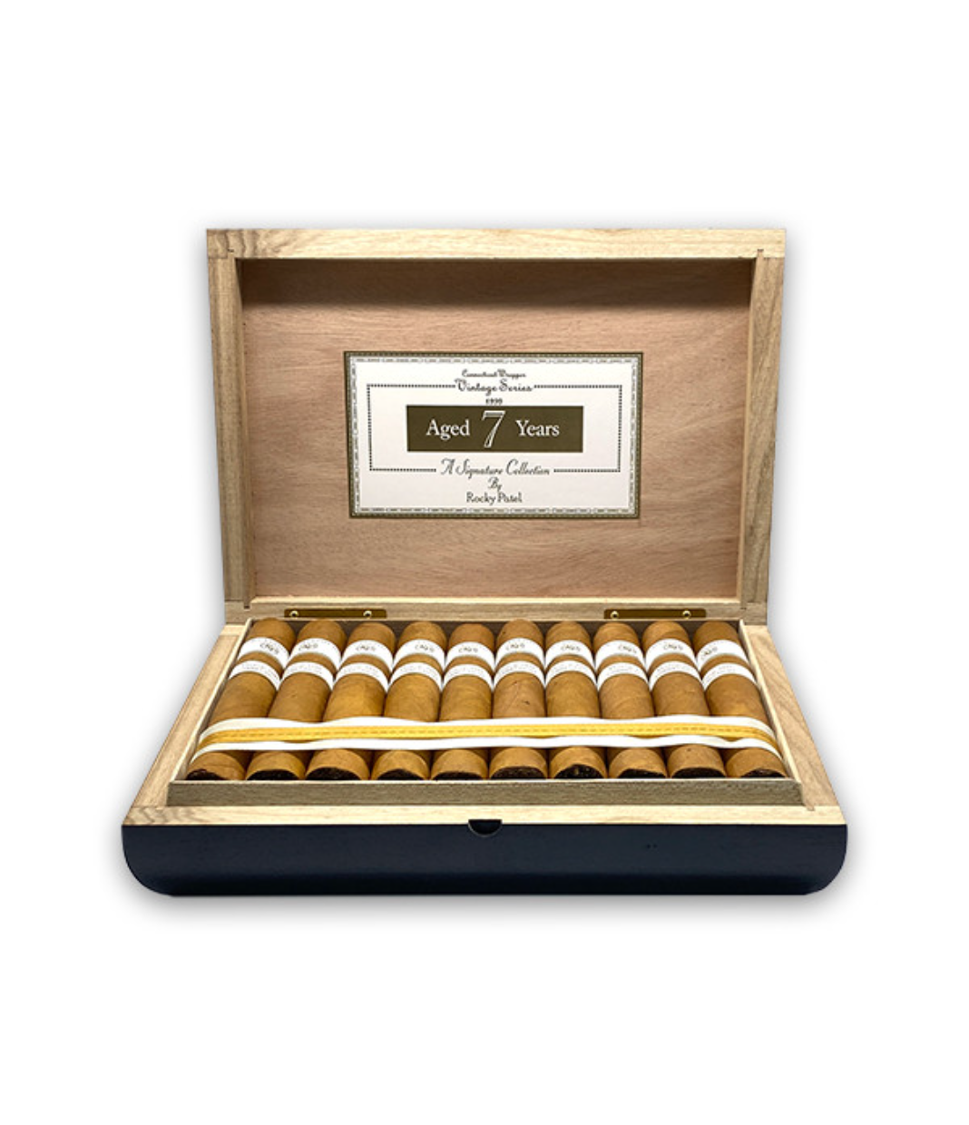 Rocky Patel Vintage 1999 Six By Sixty Cigar Box of 20 close-up from AuCigars, premium Cuban cigar