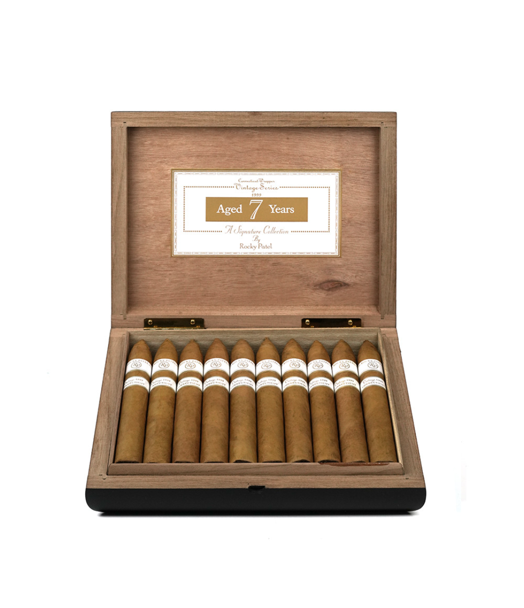 Rocky Patel Vintage 1999 Torpedo Cigar Box View 2 from AuCigars, premium Cuban cigar