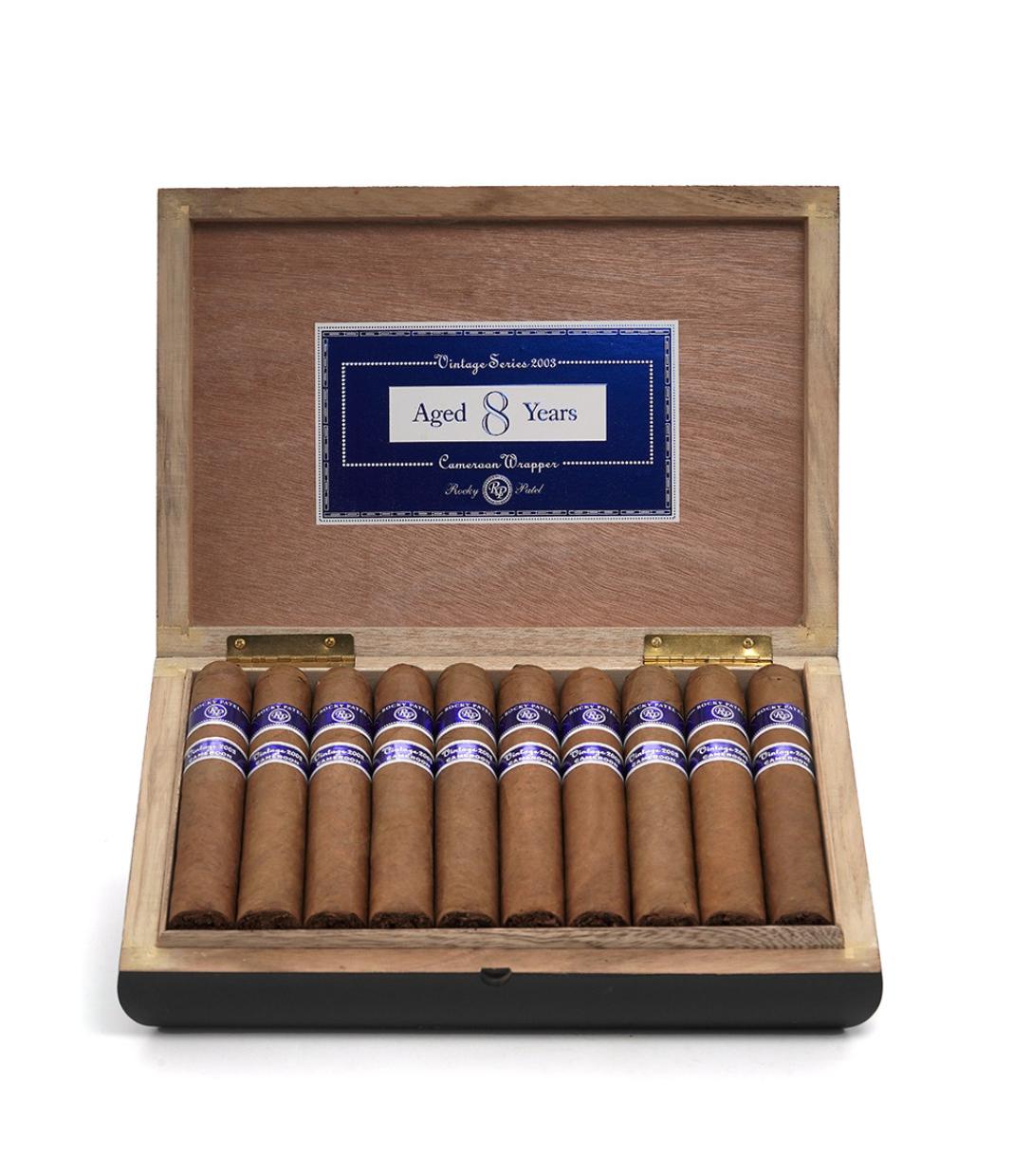 Rocky Patel Vintage 2003 Cameroon Six by Sixty Cigar Box View 2 from AuCigars, premium Cuban cigar