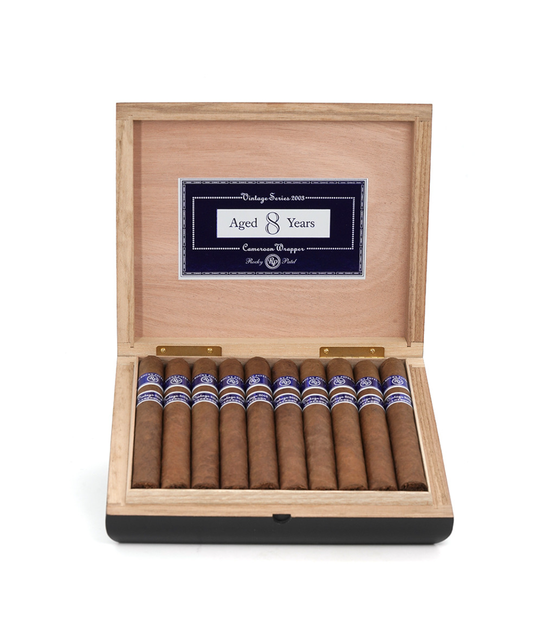 Rocky Patel Vintage 2003 Cameroon Toro Cigar Box View 2 from AuCigars, premium Cuban cigar