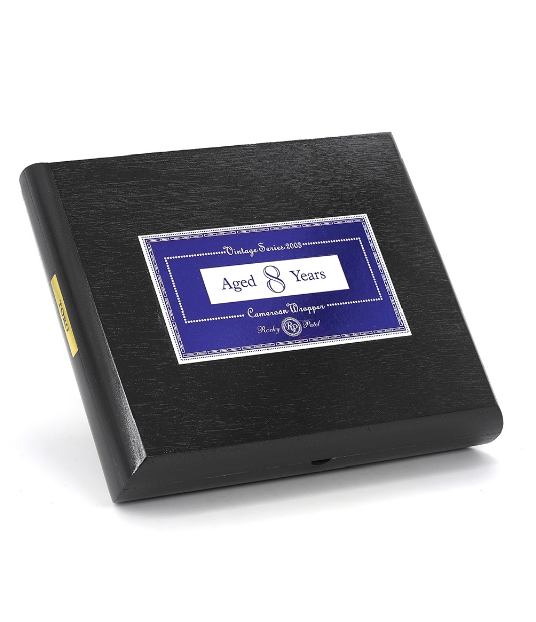 Rocky Patel Vintage 2003 Cameroon Toro Cigar Box View 3 from AuCigars, premium Cuban cigar