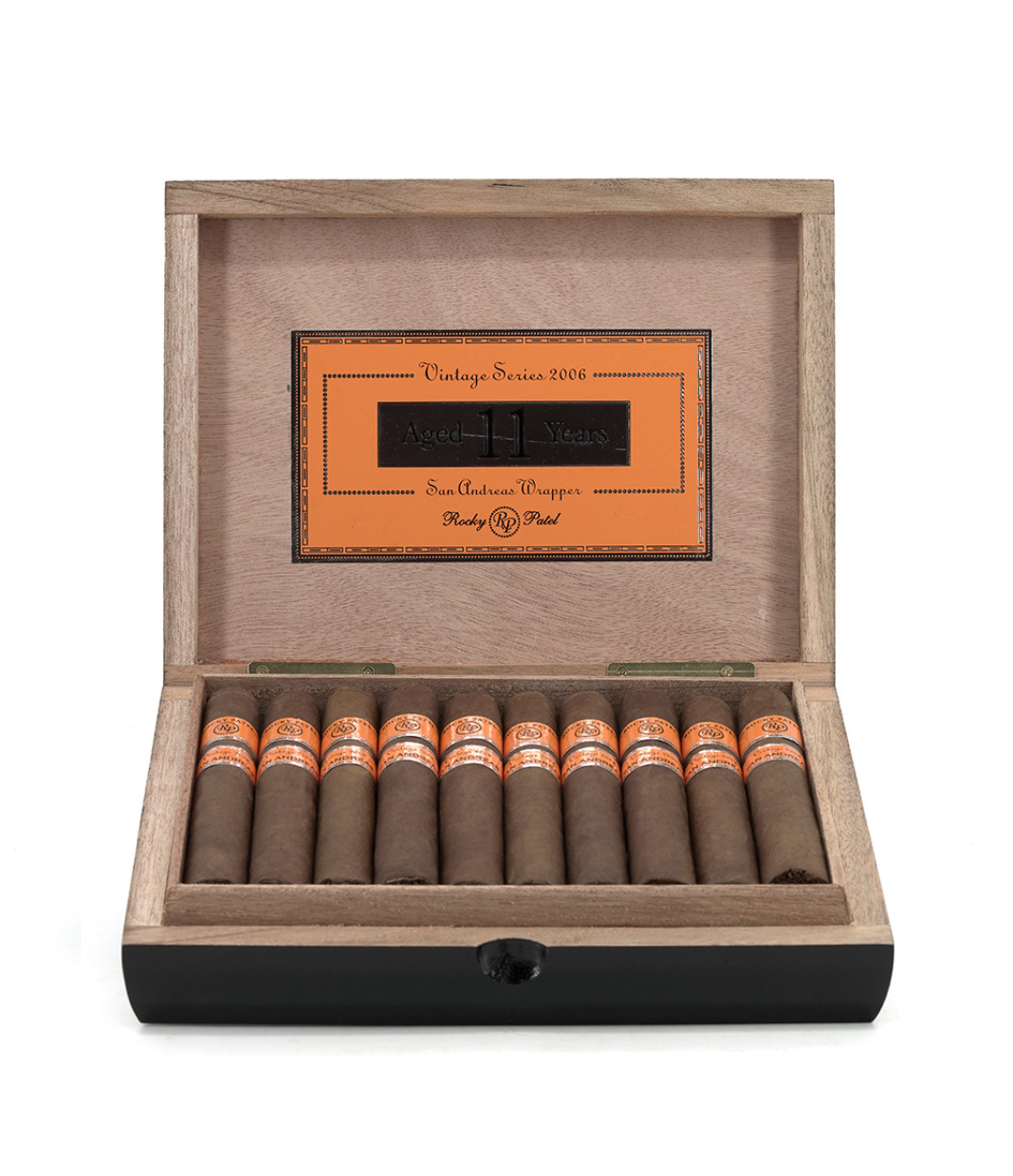 Rocky Patel Vintage 2006 Robusto Cigar Box View 2 from AuCigars, premium Cuban cigar